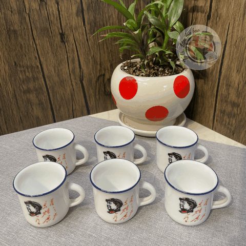 Bộ Chén Sứ Mã 7