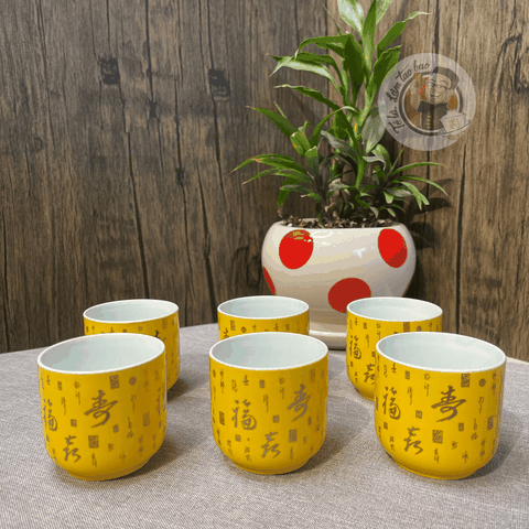 Bộ Chén Sứ Mã 10