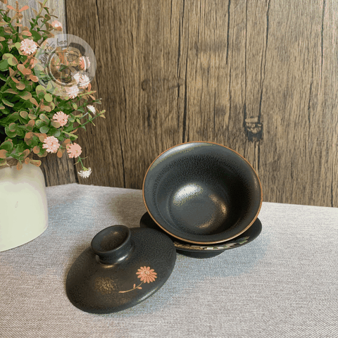 Chén Khải Phục Cổ Bát Hoa Lập Thể