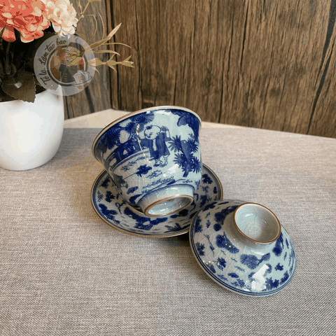 Chén khải men rạn