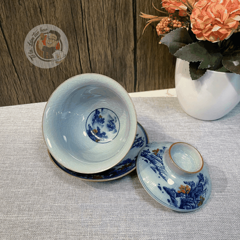 Khải men rạn đế tròn nhỏ