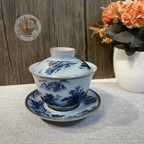 Khải men rạn đế tròn nhỏ