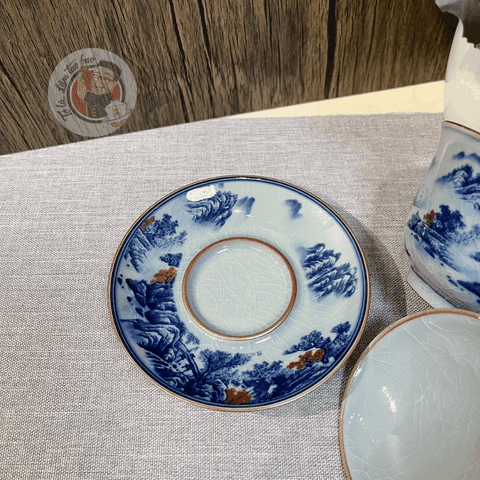 Khải men rạn đế tròn nhỏ