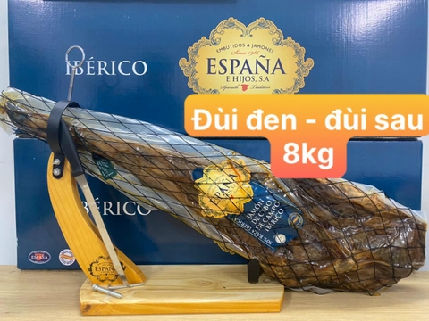 Đùi heo muối Heo đen Iberia 100% 8Kg