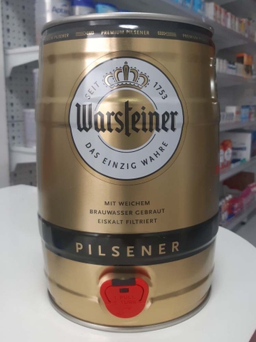 Bia Warsteiner Premium 4.8% Bom 5l của Đức
