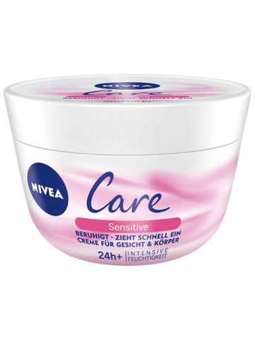 Kem Dưỡng Ẩm Nivea Care Sensitive Cho Da Nhạy Cảm, 200 ml