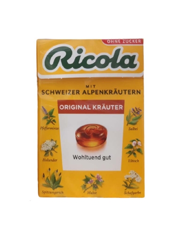 Kẹo ngậm ho Ricola hộp giấy 50g