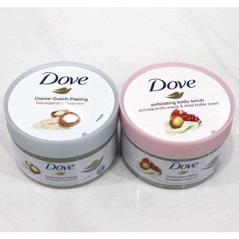 Tẩy da chết Dove Body Scrub Exfoliating 225ml phiên bản Đức