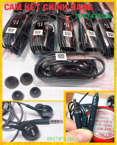Tai nghe Samsung S10, S10+ hiệu AKG, dây dù chống rối, châm cắm 3.5ly -Hàng Chính Hãng bảo hành 12 tháng