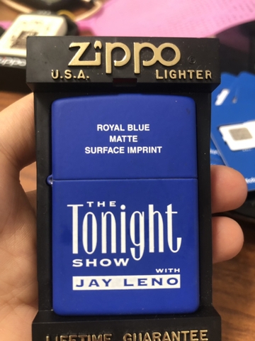 ZIPPO MỸ IN SƠN TĨNH ĐIỆN CHỦ ĐỀ THE TONIGHT
