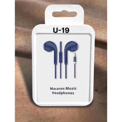 Tai nghe Hammer U19 HiFi dây dài 1.2m, âm thanh trầm đa năng - Chân cắm 3.5ly,Chính Hãng, bảo hành 12 tháng