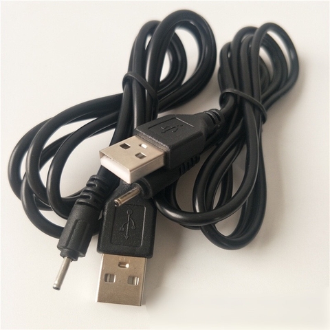 Dây cáp sạc lỗ nhỏ 5V,  USB ra DC 2.0 mm chất lượng cao, dài 1 mét