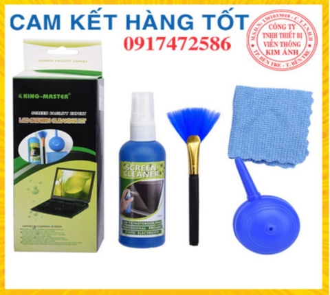 Bộ Vệ Sinh Laptop Chuyên Dụng Kingmaster (4 món)