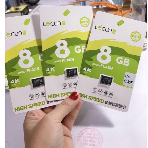 Thẻ Nhớ Lecun 8GB C6 CLASS Chính Hãng Bảo Hành 5 Năm - Thẻ Nhớ Micro SD
