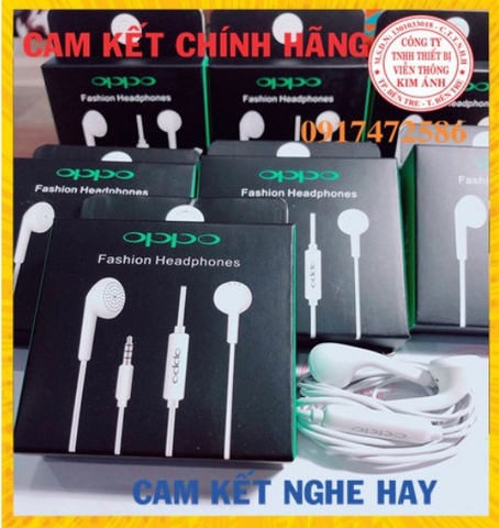 (Cam kết nghe hay) Tai nghe điện thoại Oppo R9 Zin Máy - Box