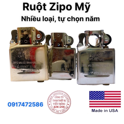 Ruột bật lửa Zippo Mỹ được chọn năm, Hàng Mỹ chính hãng
