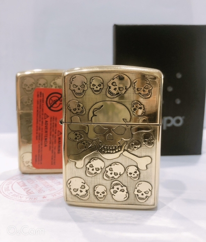 Bật lửa Zippo Armor vỏ dầy, khắc chìm chủ đề Hải Tặc, Hàng loại 1 vỏ bằng đồng có tem đỏ
