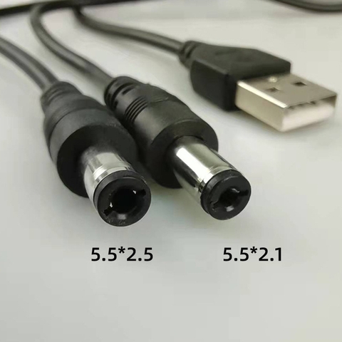 Dây cáp sạc 5V USB ra DC 5.5*2.5 mm chất lượng cao, Dây DC 5v - 5.5mm