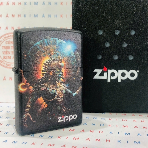 Bật lửa Zippo Mỹ chủ đề Thổ dân 1, hàng chính hãng có giấy nhập khẩu gửi kèm theo đơn hàng
