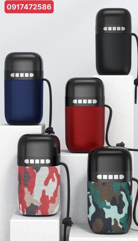 Loa bluetooth không dây ngoài trời BS-38D mới Đèn Led nhiều màu sắc