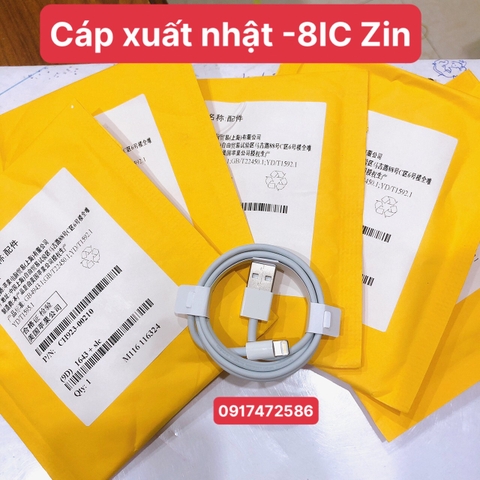 Cáp túi vàng xuất Nhật Loại 8IC Zin chân cắm I , trên dây có in 8IC