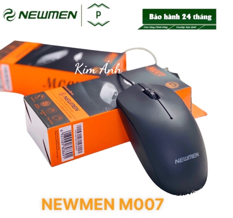 Chuột máy tính có dây Newmen M007 (MS-619) - Business Office - Hàng chính hãng bảo hành 24 tháng