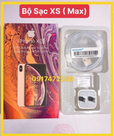 Bộ sạc nhanh Iphone XS (Max) cao cấp, không kén máy, có hộp