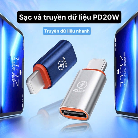 Đầu chuyển OTG ( Z41) truyền dữ liệu nhanh PD20W từ cổng TYPE C Sang L, giúp công việc của bạn hoàn thành nhanh chóng