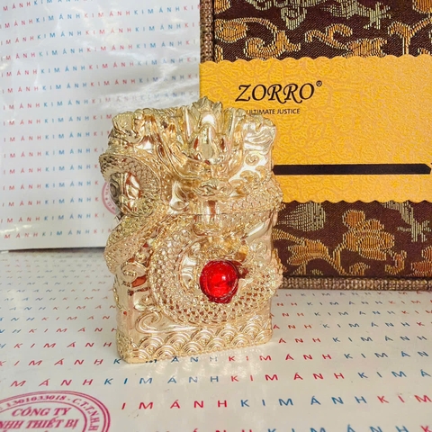 Bật Lửa ZORRO Chủ Đề Thiên Long - Hàng Chính Hãng Vỏ Đồng Nguyên Khối Càng Dùng Càng Sáng Bóng