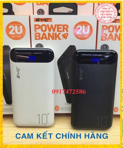 Chính hãng- Pin sạc dự phòng SYC  P328 Dung Lượng 10.000 mah