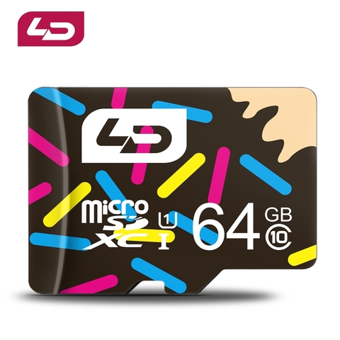 Thẻ Nhớ MicroSD LD 64GB Class 10 UHS-I Chính Hãng – Tốc Độ Cao, Chuyên Dụng Cho Camera IP & Flycam