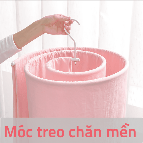 Móc treo chăn mền, quần áo đa năng chịu lực lên đến 10kg