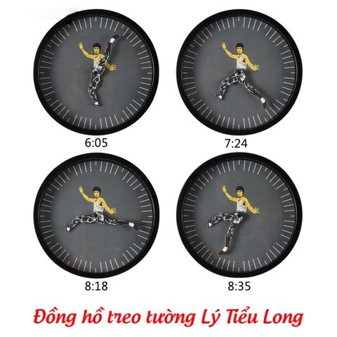 Đồng hồ treo tường Lý Tiểu Long