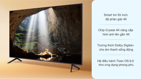 Tivi Samsung 55AU7700 smart 4K UHD