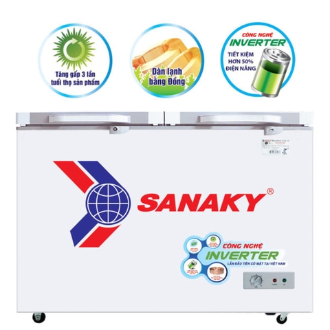 Tủ đông Sanaky Inverter VH-4099A4KD 400 lít