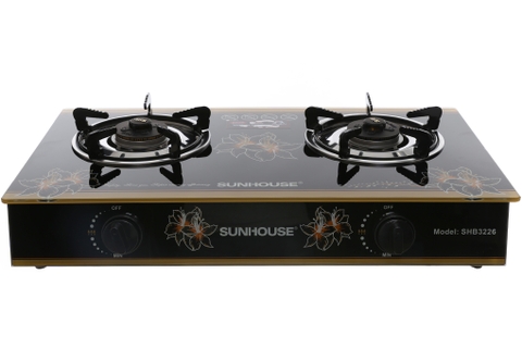 Bếp gas đôi mặt kính Sunhouse SHB3226