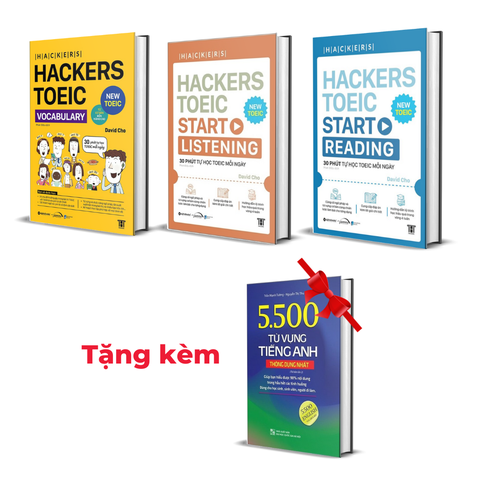 Combo Hacker TOEIC ( bộ 3 cuốn )