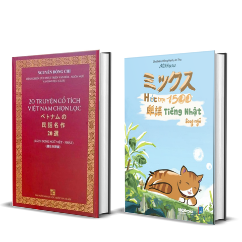 BỘ 2 CUỐN SÁCH SONG NGỮ NHẬT - VIỆT