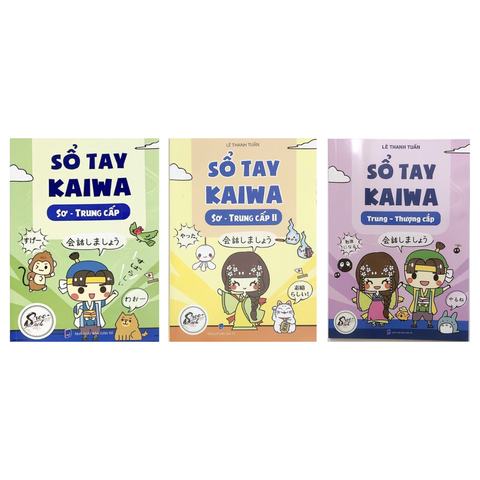Combo Sổ Tay Kaiwa (Trọn bộ 3 quyển)