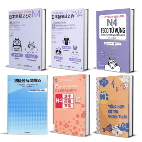 Combo Học Và Luyện Thi Toàn Diện N4