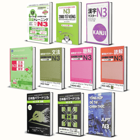Bộ Sách Học và Luyện Thi Toàn Diện JLPT N3