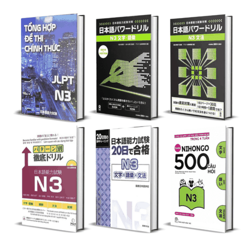 TRỌN BỘ COMBO SÁCH LUYỆN THI N3