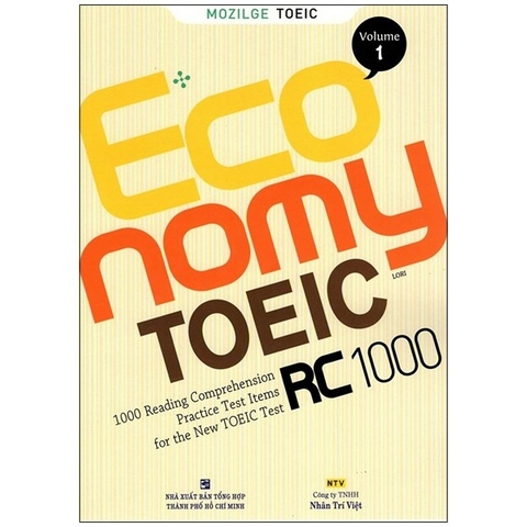 Economy TOEIC RC1000 Volume 1