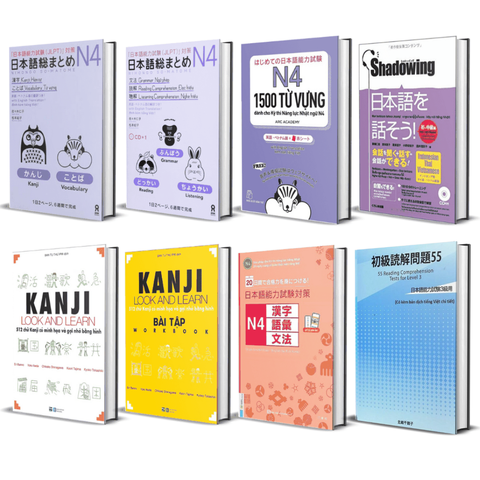 Combo Sách Học Và Luyện Thi Toàn Diện N4