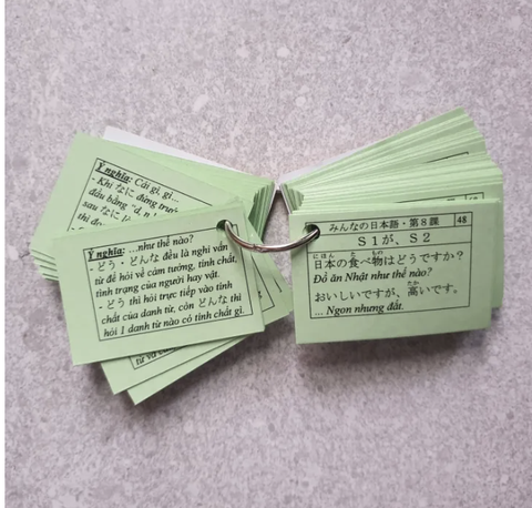 Thẻ Học Ngữ Pháp Tiếng Nhật Sơ Cấp N5
