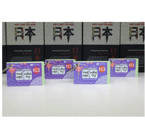 FLASHCARDS KANJI – Thẻ Kanji N3 (Tái Bản Mới Nhất)