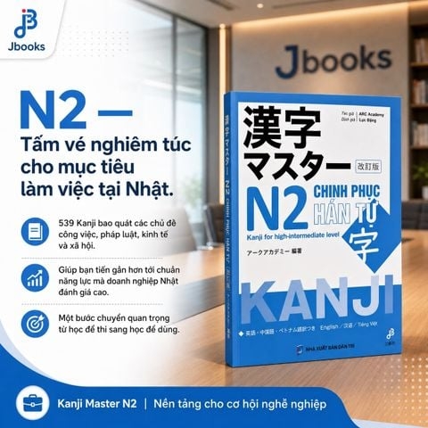 Kanji Masuta N2- Tái bản