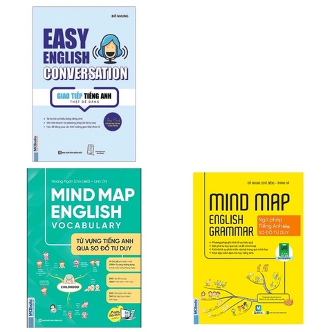 Bộ sách Mindmap English 3 cuốn