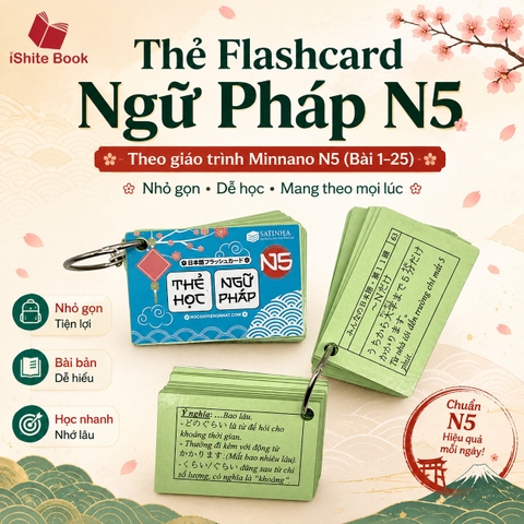 Thẻ Học Ngữ Pháp Tiếng Nhật Sơ Cấp N5