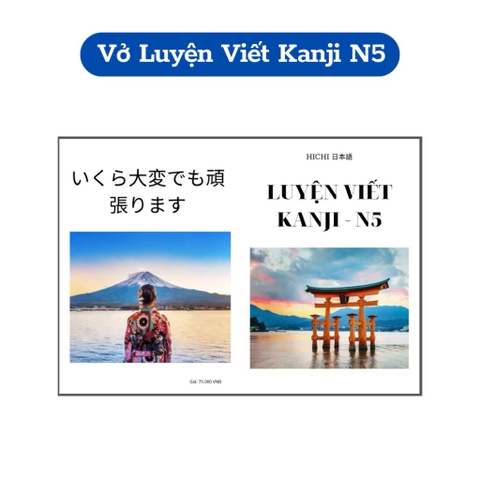 Luyện Viết Kanji N5